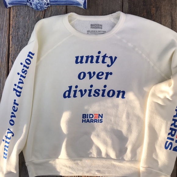 Biden Harris Believe in Better Pullover Sweatshirt Size Large - Picture 5 of 8